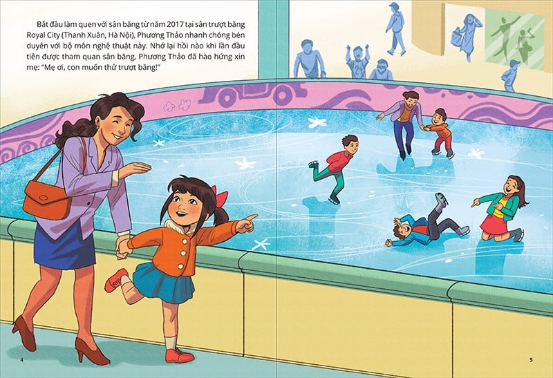 gương thiếu nhi làm theo lời bác - niềm yêu thích trượt băng