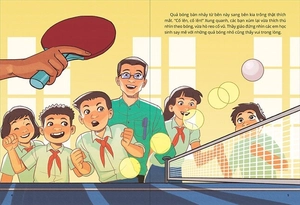 gương thiếu nhi làm theo lời bác - tình yêu với bóng bàn