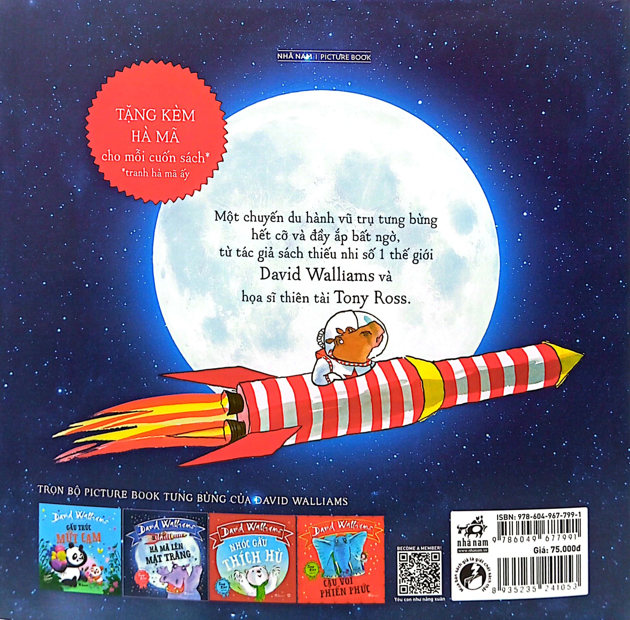 hà mã lên mặt trăng