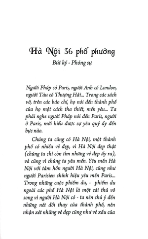 hà nội ba sáu phố phường