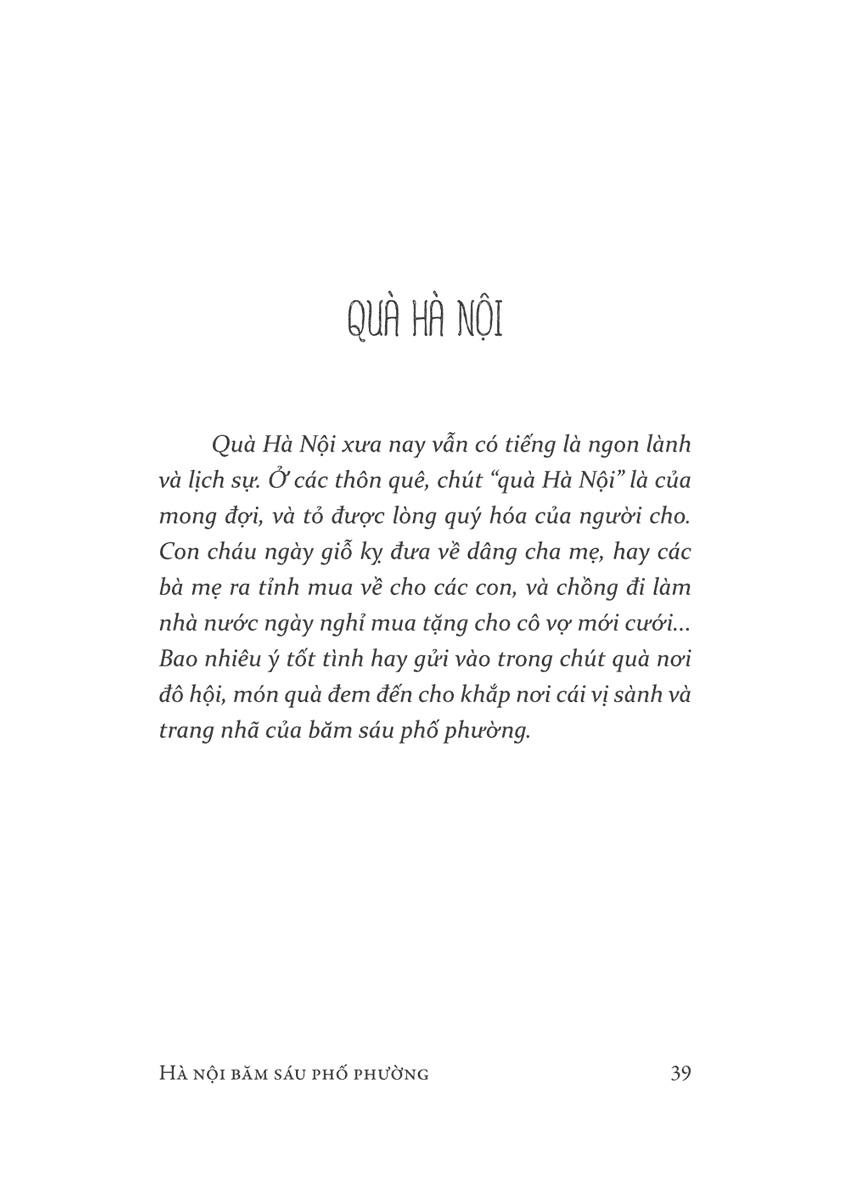 hà nội băm sáu phố phường - danh tác (tái bản 2019)