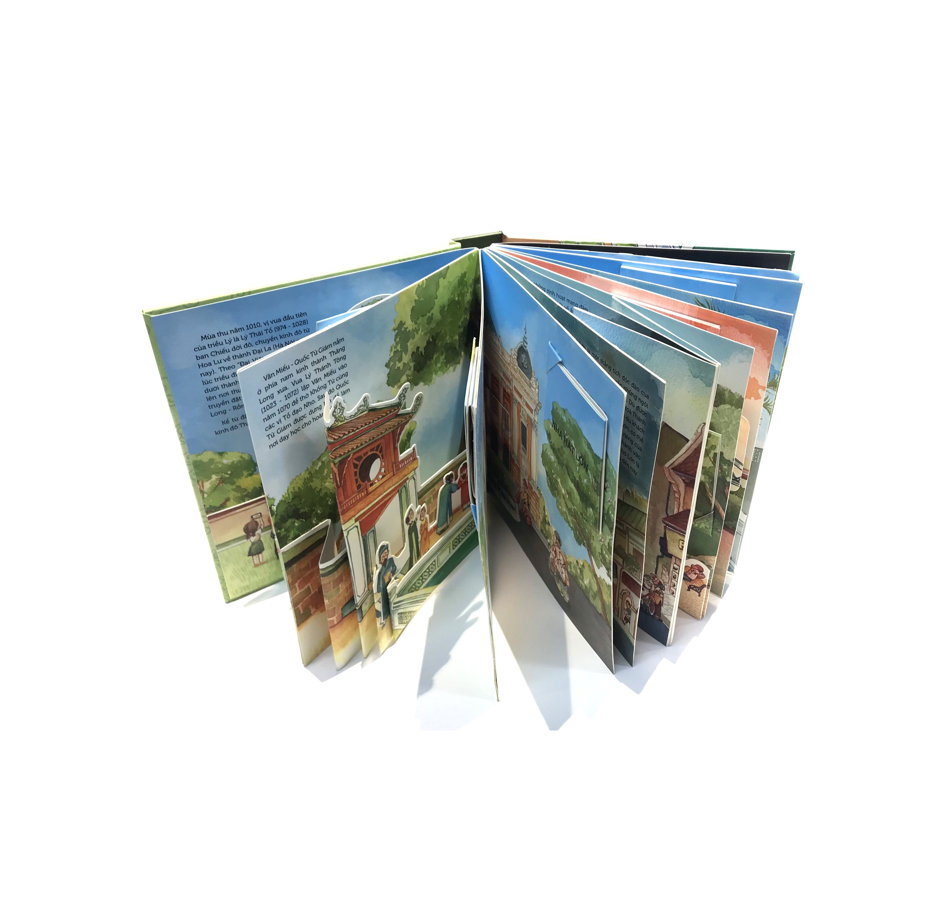 hà nội ngàn năm kí ức - sách pop-up (tái bản 2024)