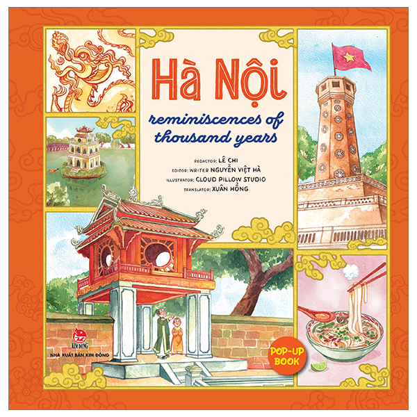 hà nội - reminiscences of thousand years - sách pop-up (tái bản 2024)