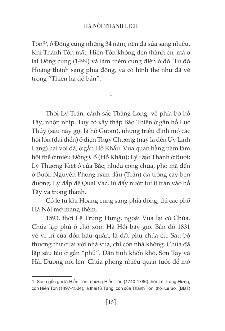 hà nội thanh lịch (tái bản 2020)