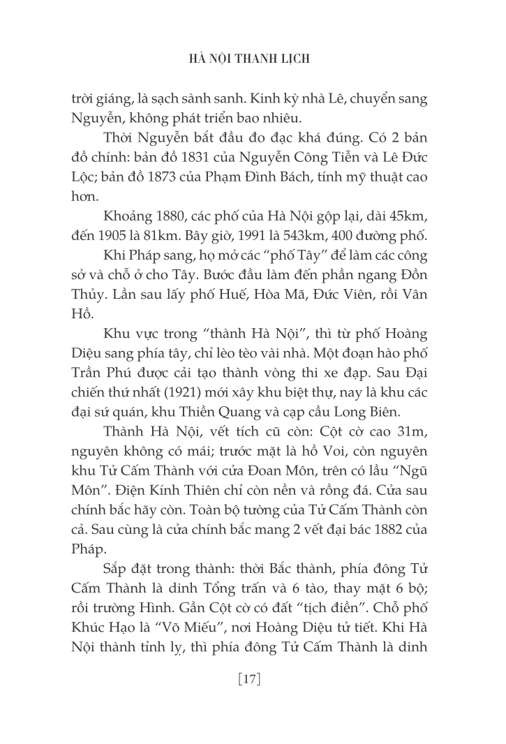 hà nội thanh lịch (tái bản 2020)