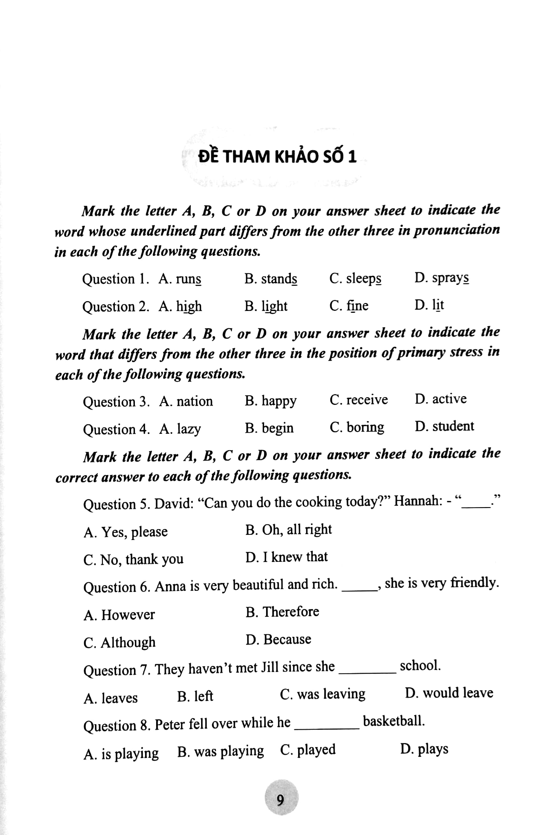 hack não 25 đề luyện thi vào lớp 10 môn tiếng anh
