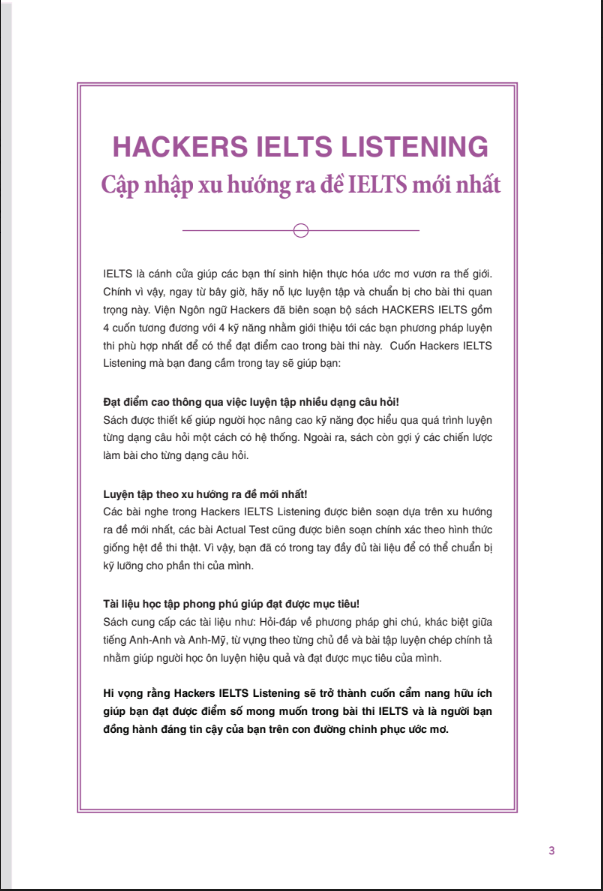 Hackers Ielts: Listening