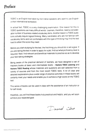 hackers toeic listening (kèm cd)