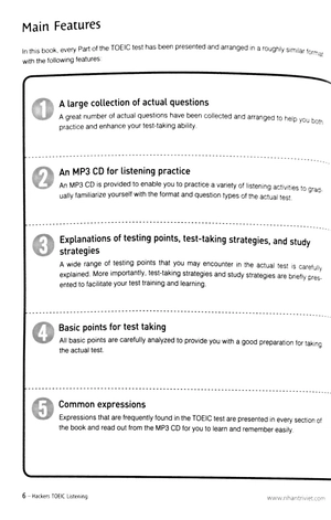 hackers toeic listening (kèm cd)