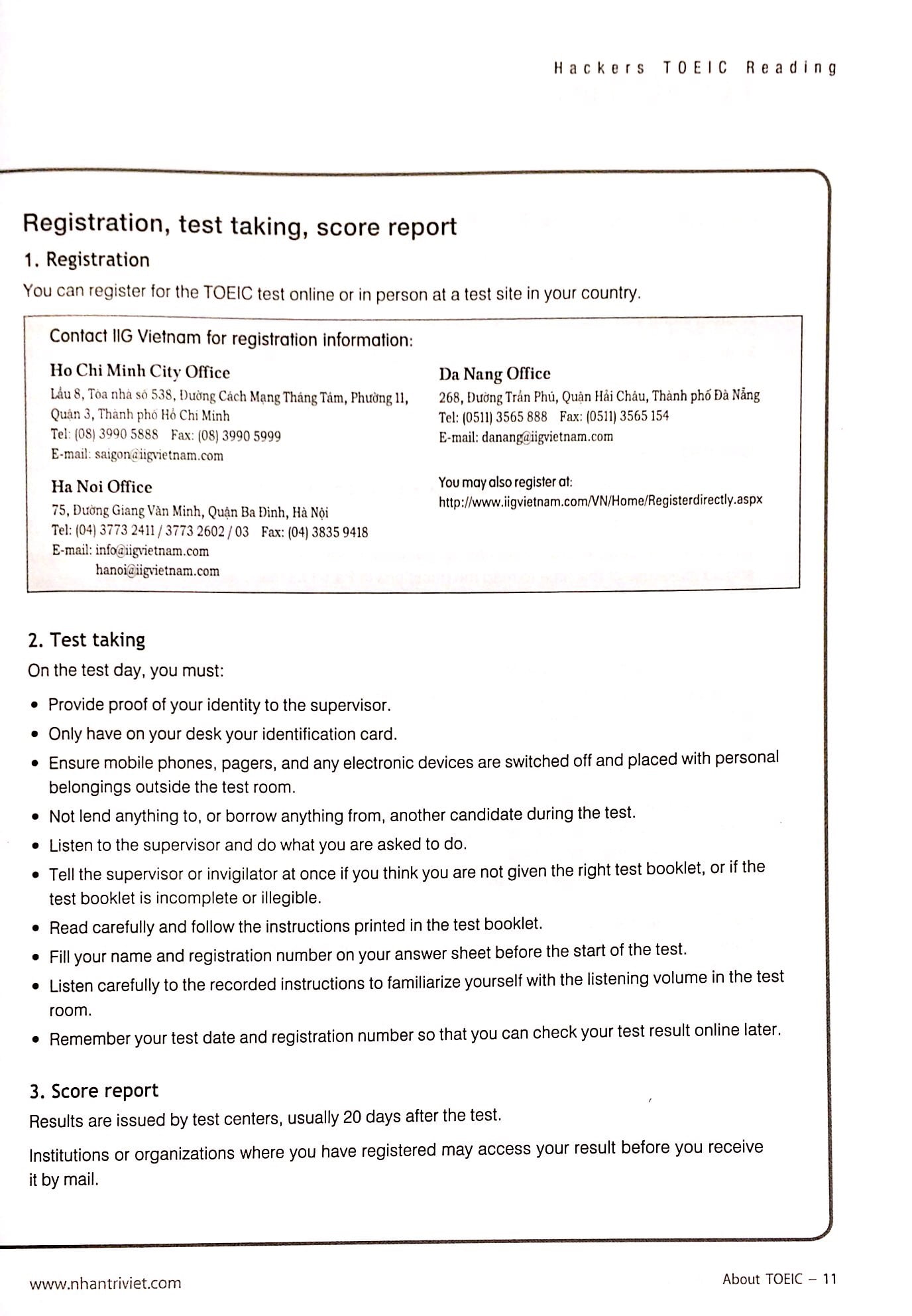 hackers toeic reading