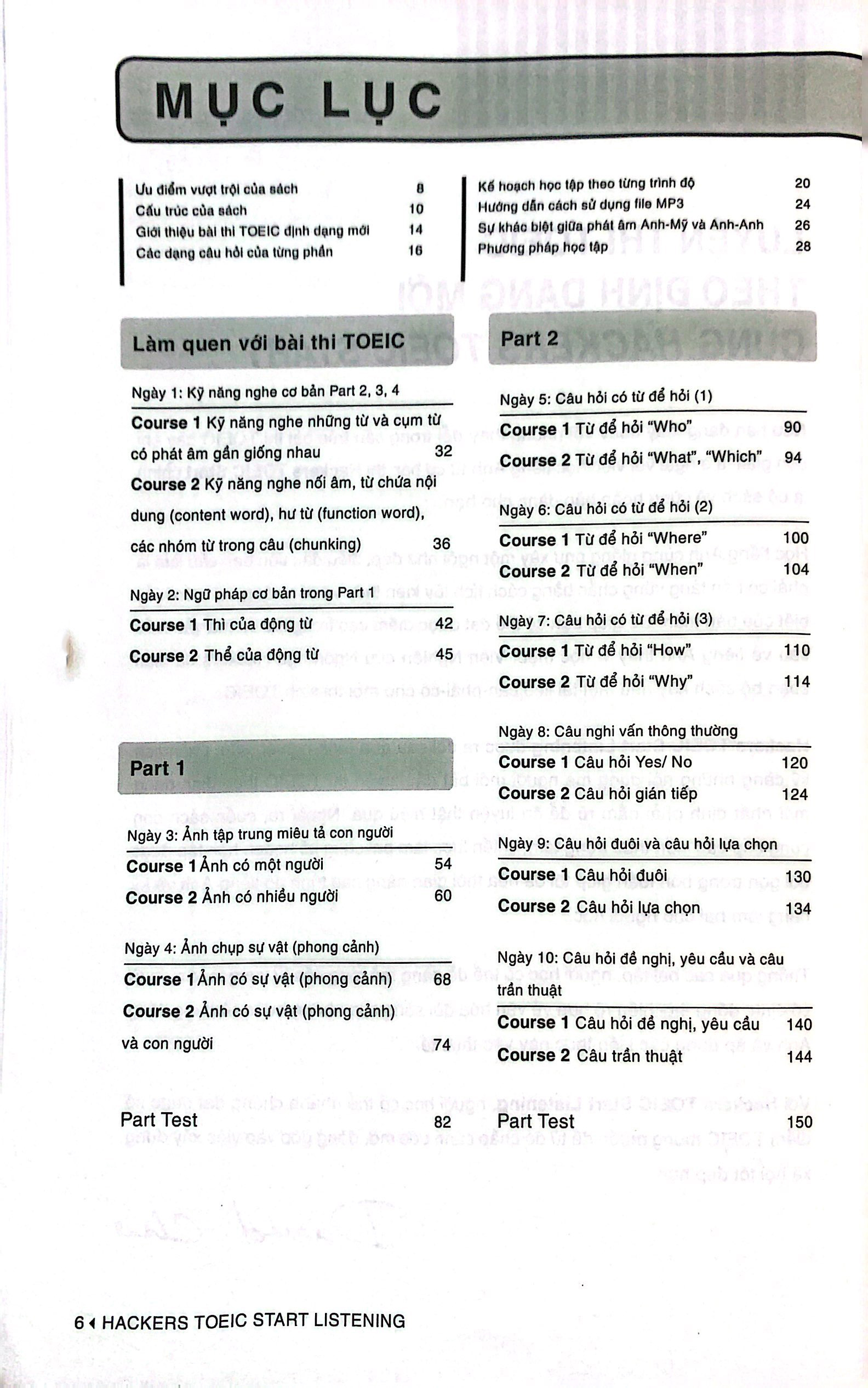 hackers toeic start listening - 30 phút tự học toeic mỗi ngày