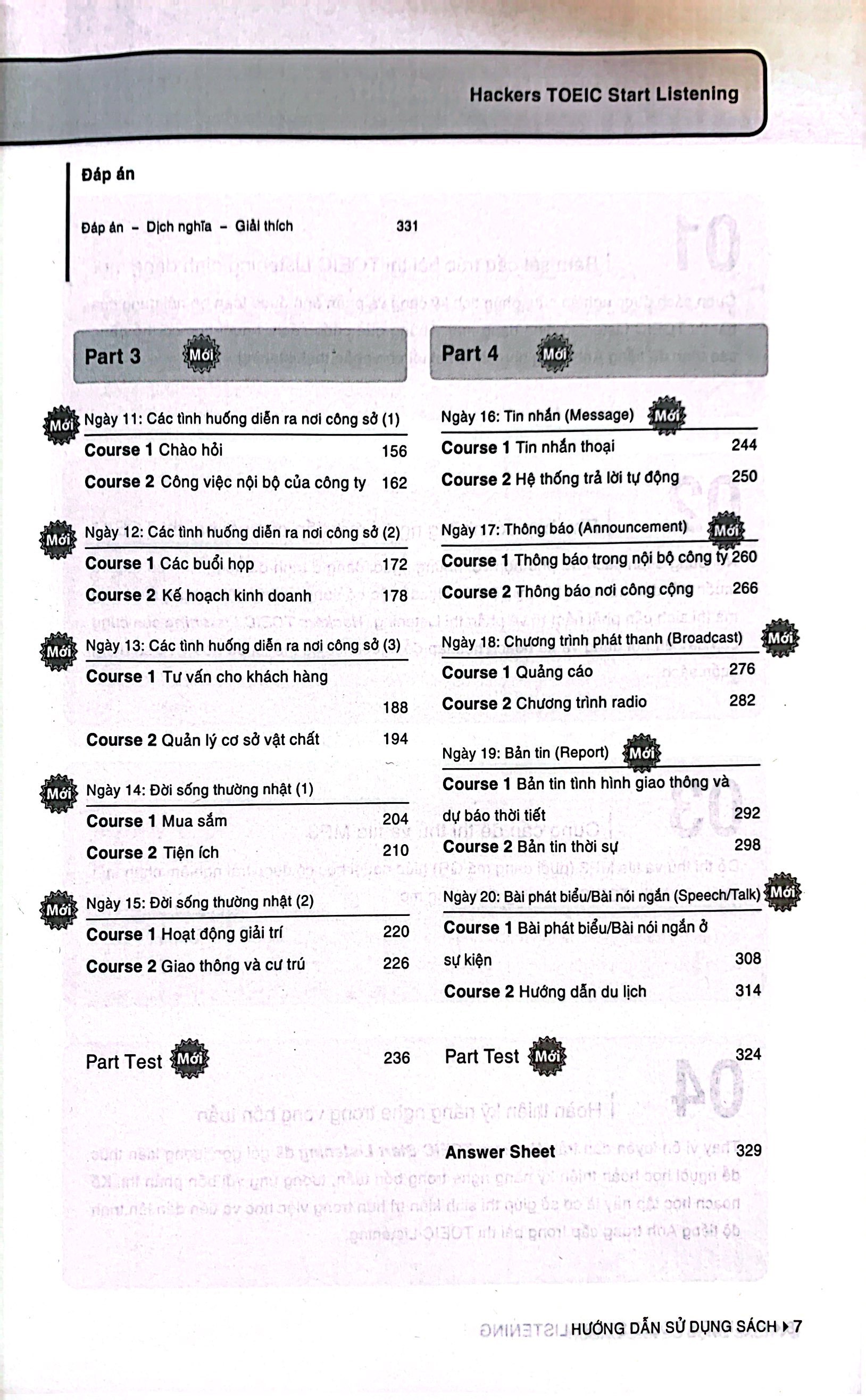 hackers toeic start listening - 30 phút tự học toeic mỗi ngày