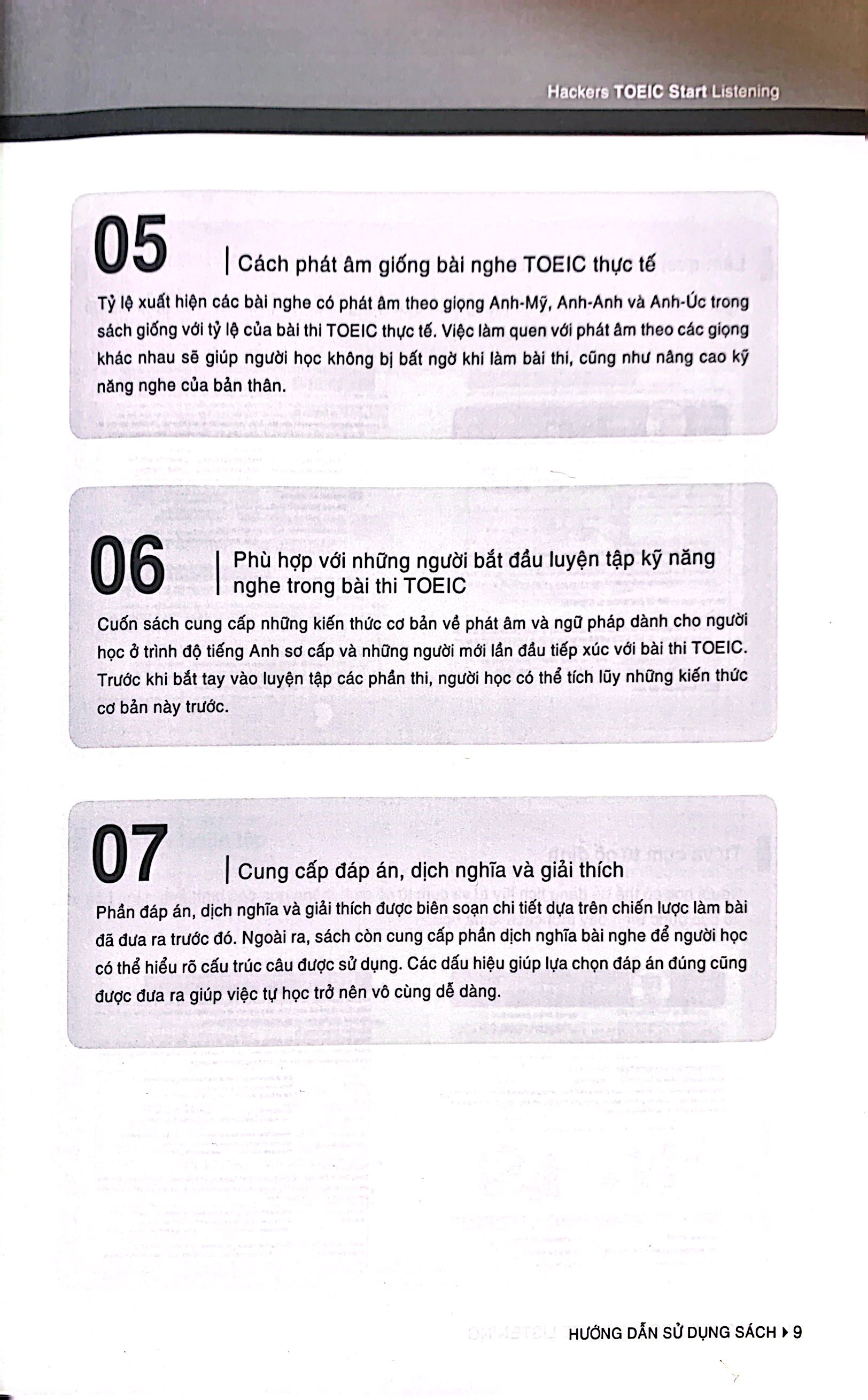 hackers toeic start listening - 30 phút tự học toeic mỗi ngày