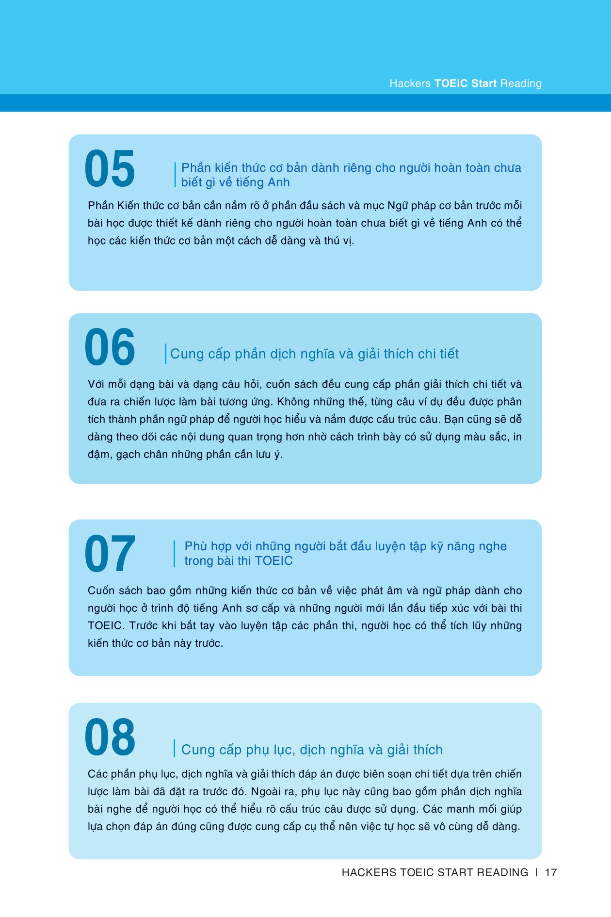 hackers toeic start reading - 30 phút tự học toeic mỗi ngày