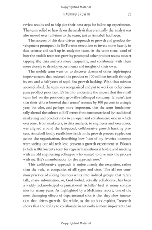 hacking growth: how today's fastest - growing companies drive breakout success