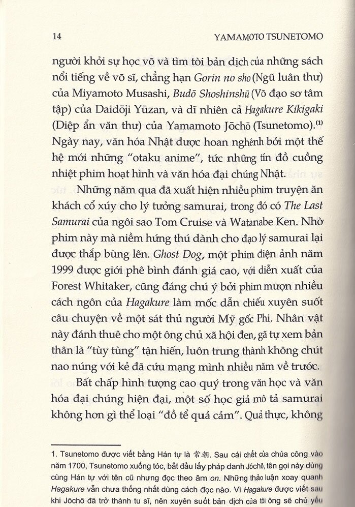 hagakure - luận đàm về cốt tủy võ sĩ đạo