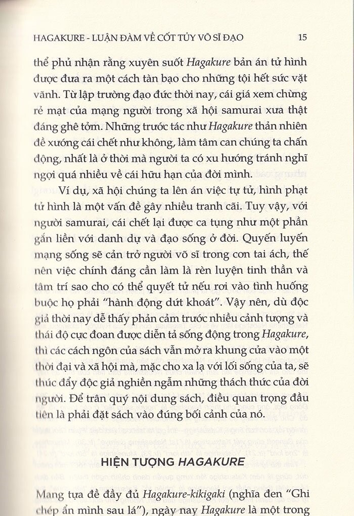 hagakure - luận đàm về cốt tủy võ sĩ đạo