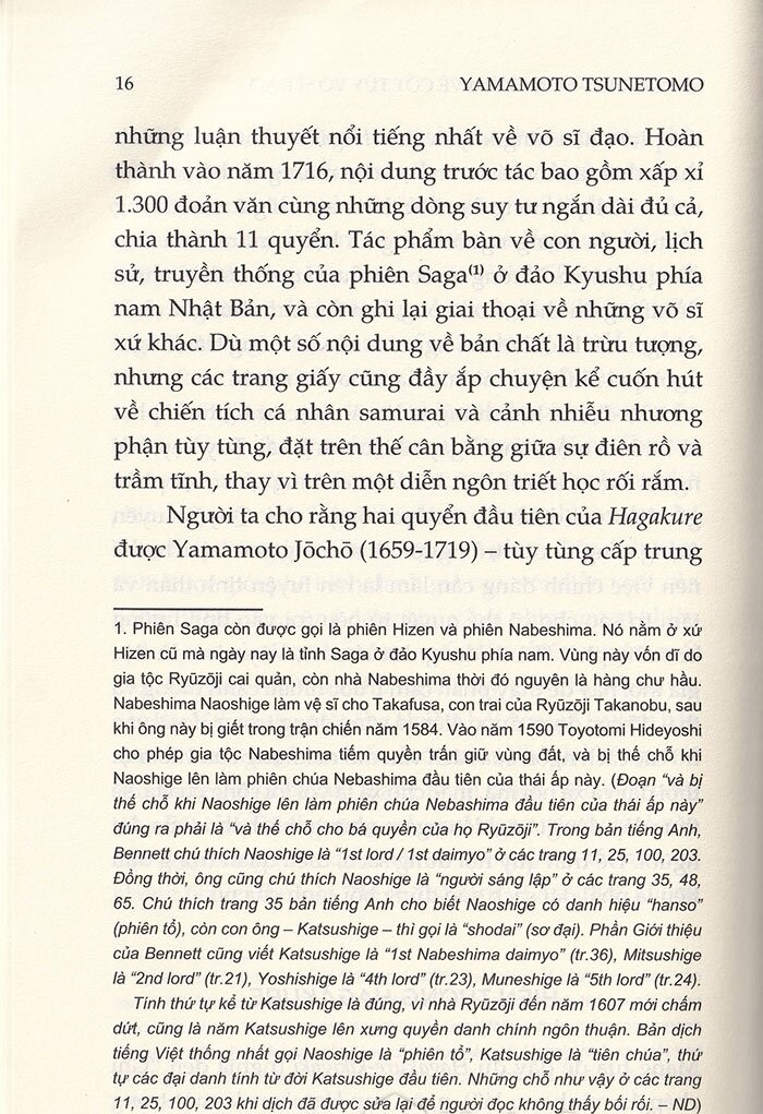 hagakure - luận đàm về cốt tủy võ sĩ đạo