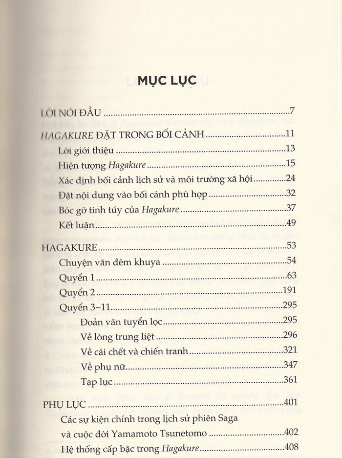 hagakure - luận đàm về cốt tủy võ sĩ đạo