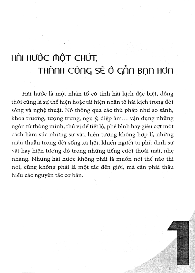 hài hước một chút thế giới sẽ khác đi (tái bản 2021)