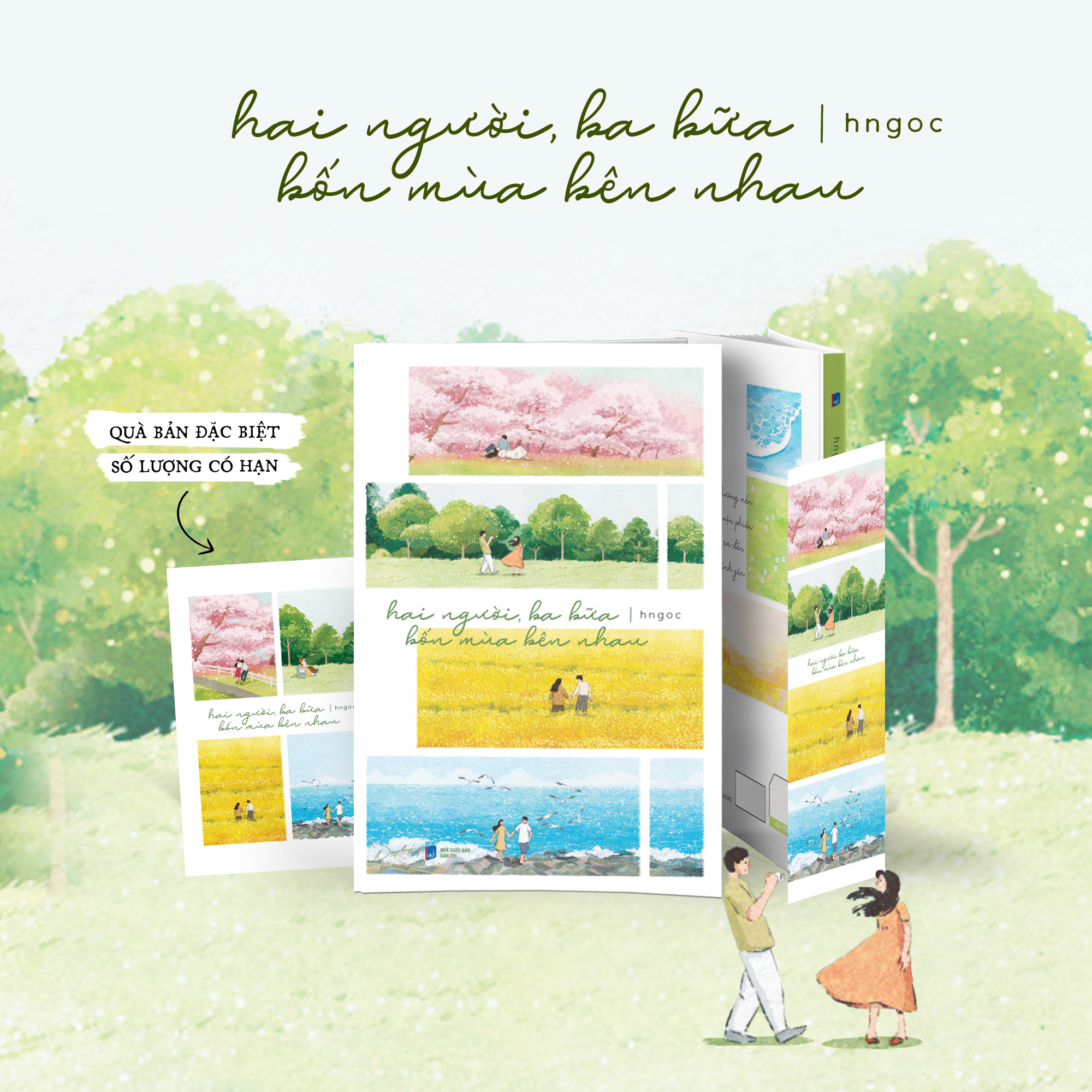 Hai Nguoi, Ba Bua, Bon Mua Ben Nhau - Ban Dac Biet - Tang Kem Bookmark + Postcard