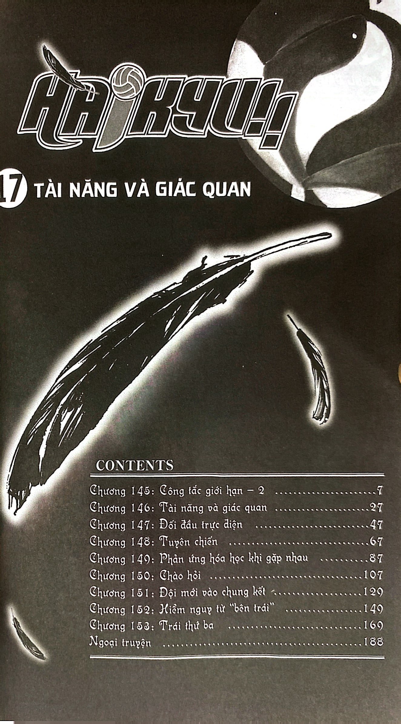 haikyu!! - tập 17 - tài năng và giác quan (tái bản 2024)