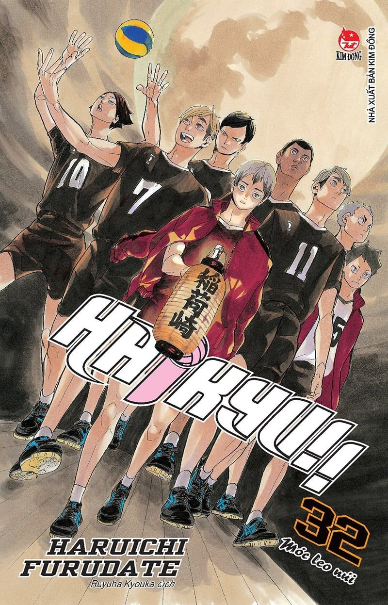 haikyu!! - tập 32 - móc leo núi (tái bản 2024)