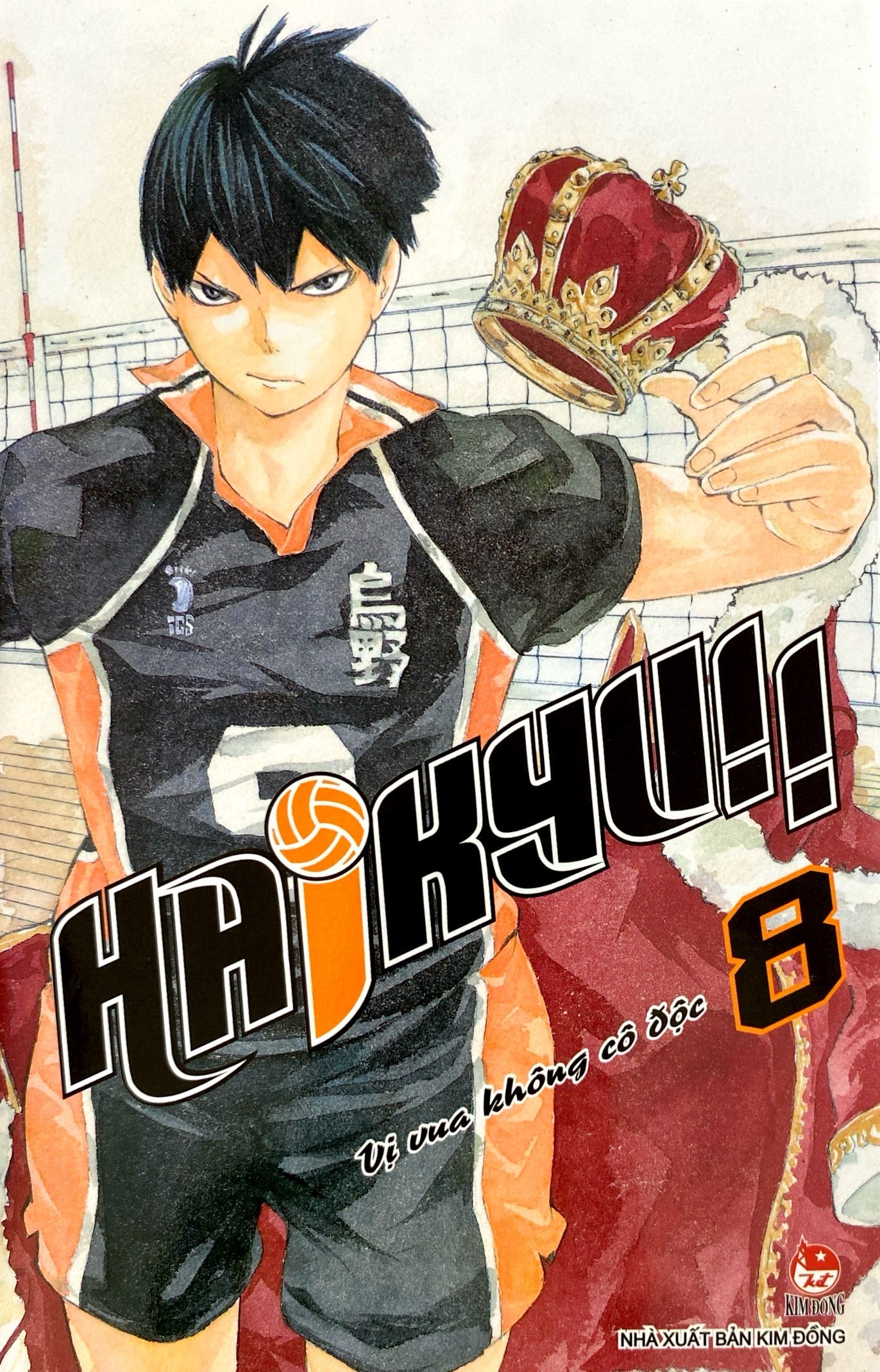 haikyu!! - tập 8 - vị vua không cô độc (tái bản 2024)