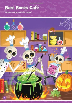 halloween hidden pictures puffy sticker playscenes
