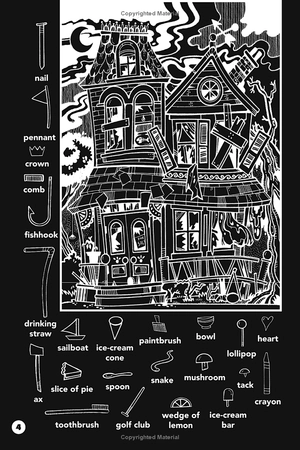 halloween hidden pictures puzzles to highlight