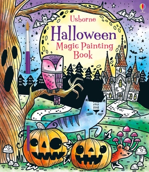 halloween magic painting book