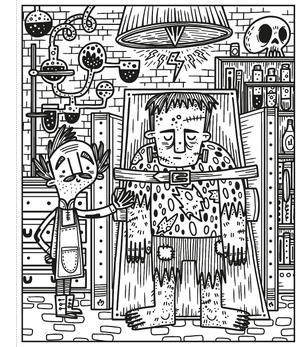 halloween magic painting book