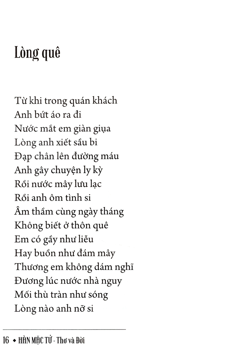 hàn mạc tử - thơ và đời