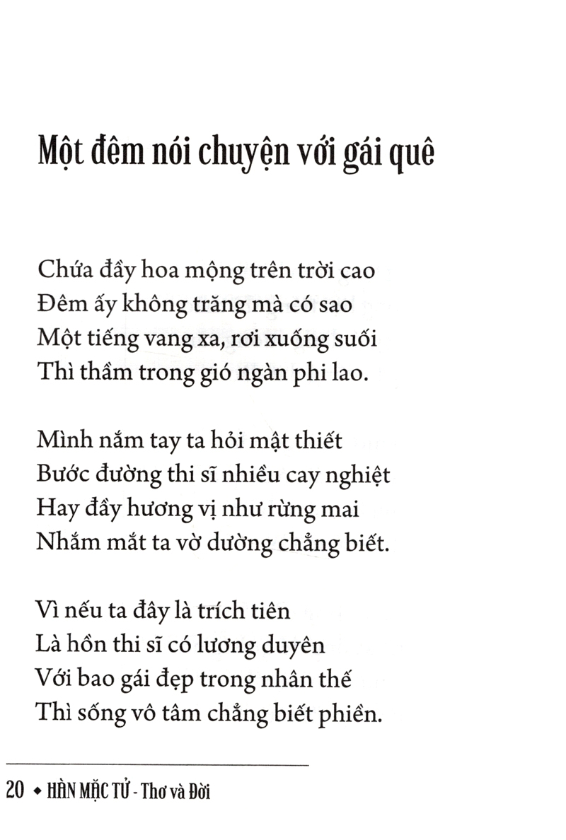 hàn mạc tử - thơ và đời