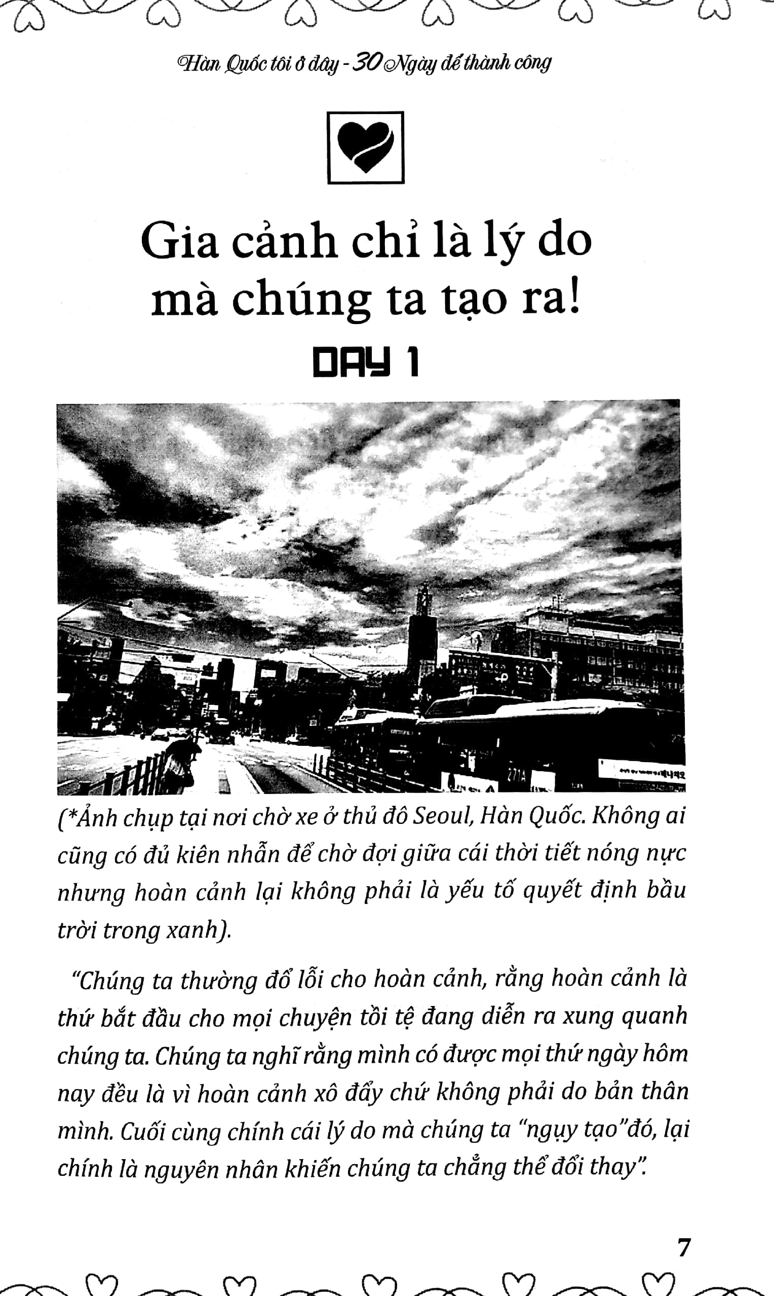 hàn quốc tôi ở đây! 30 ngày để thành công