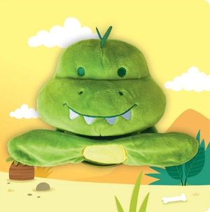 hand puppet book - dinosaur