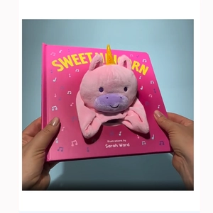 hand puppet book - unicorn