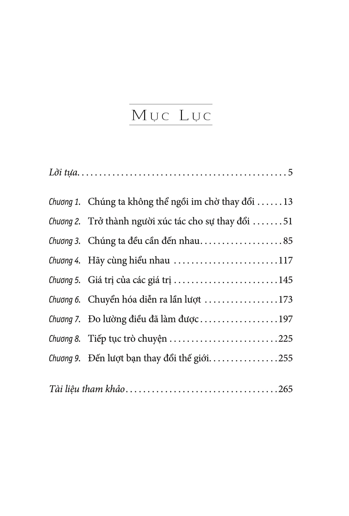 hành động - hành trình tạo nên những thay đổi tích cực