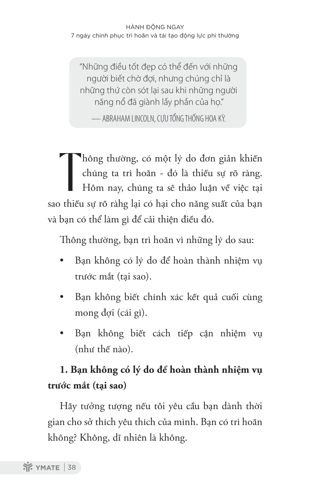 hành động ngay - 7 ngày chinh phục trì hoãn và tái tạo động lực phi thường