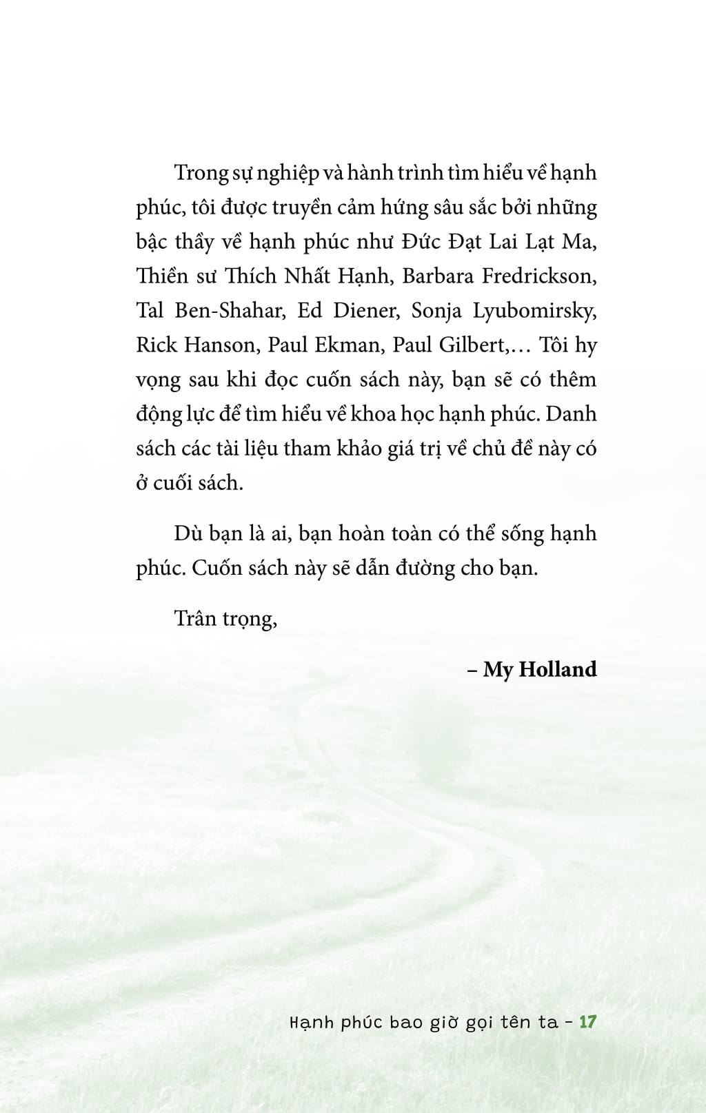 hạnh phúc bao giờ gọi tên ta