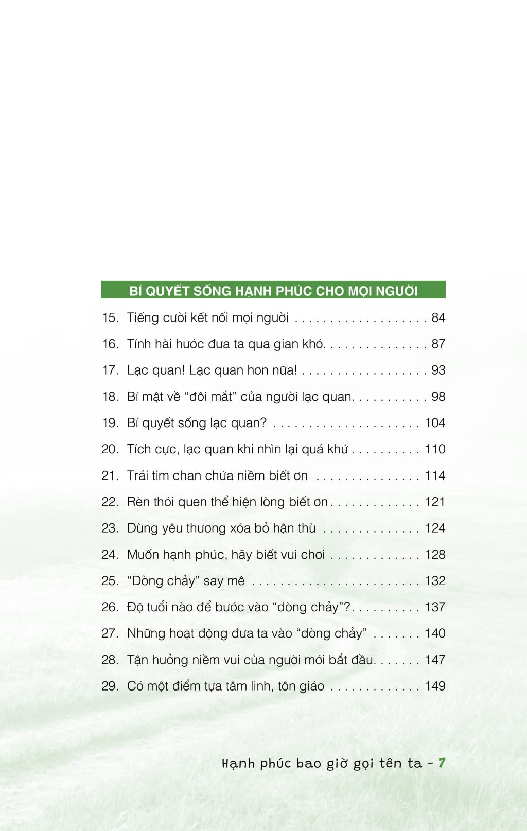 hạnh phúc bao giờ gọi tên ta