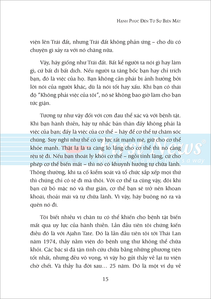 hạnh phúc đến từ sự biến mất (tái bản 2022)