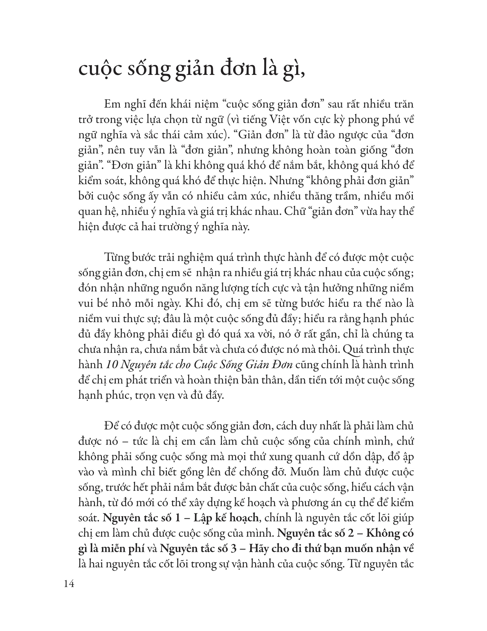 Hanh Phuc Du Day - 10 Nguyen Tac Cho Cuoc Song Gian Don Ma Day Mau Sac