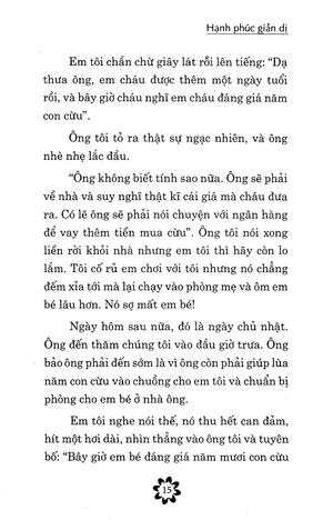 hạnh phúc giản dị