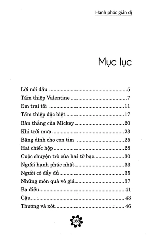 hạnh phúc giản dị