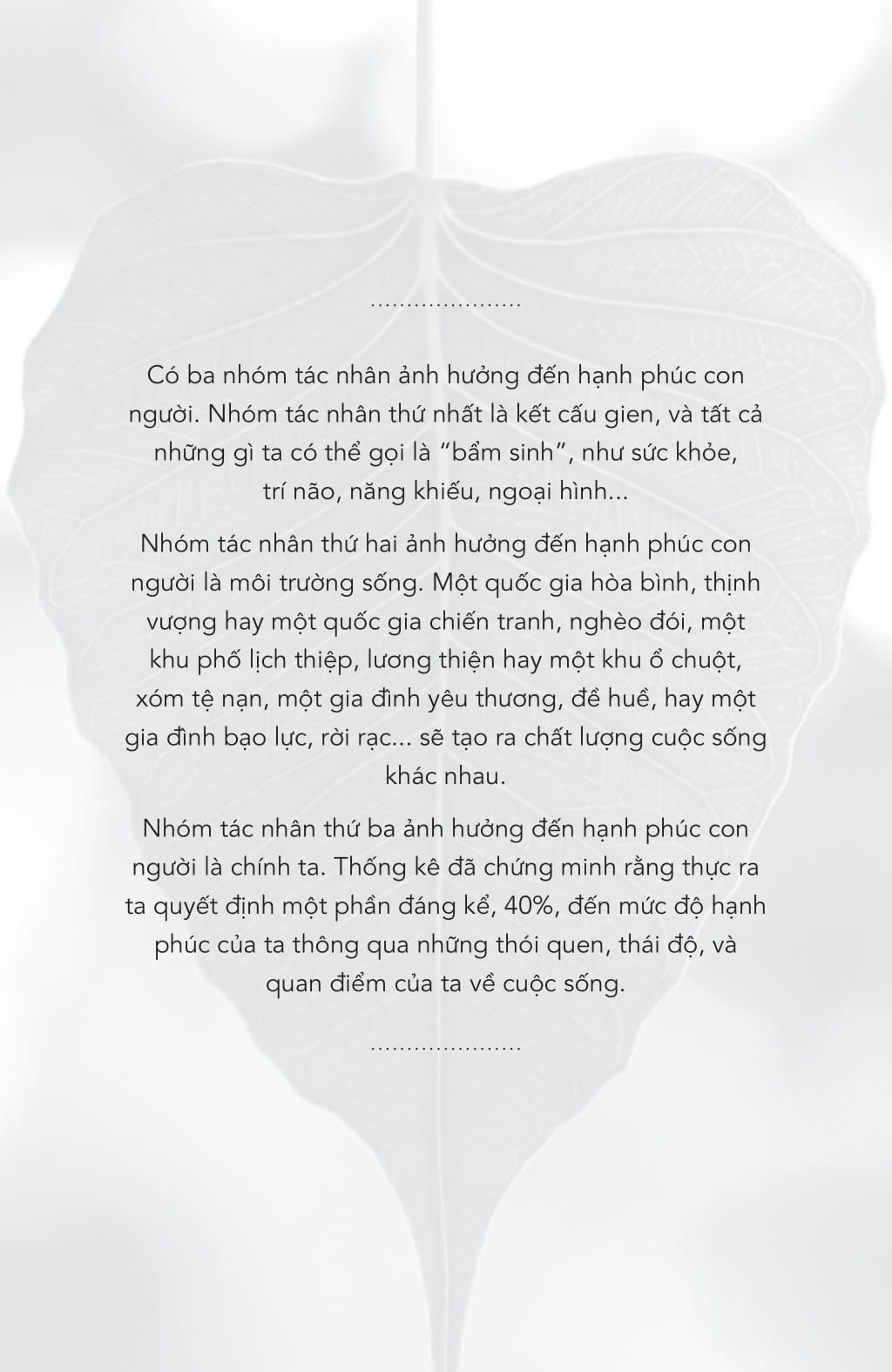 Hạnh Phúc Không Mọc Trên Cây