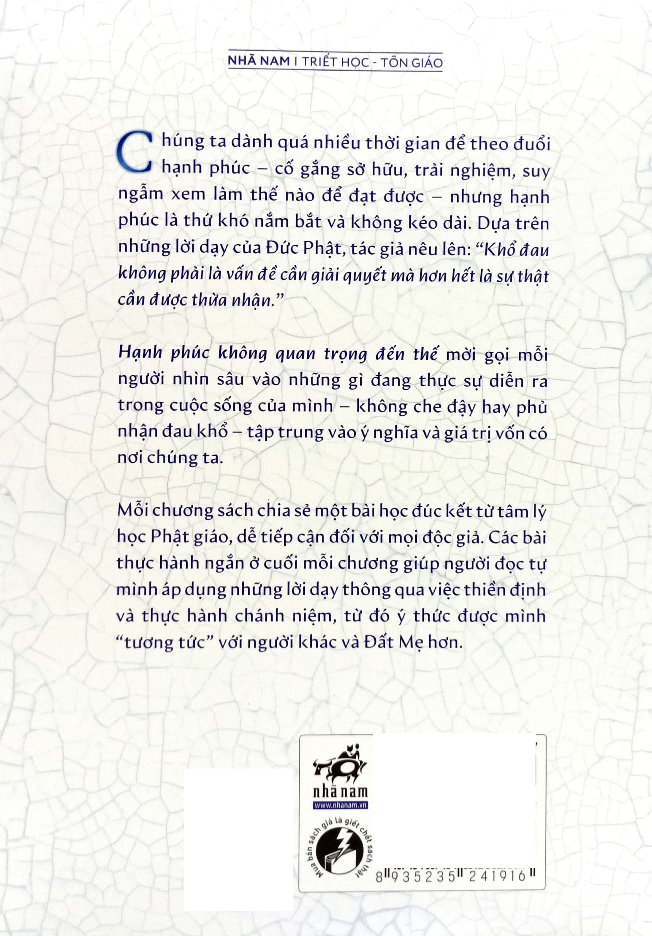 hạnh phúc không quan trọng đến thế