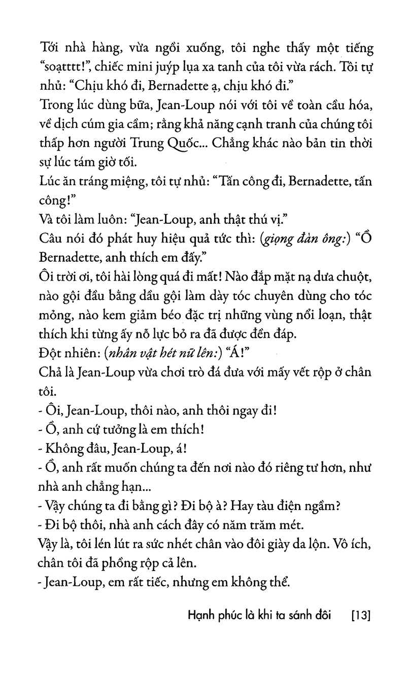 hạnh phúc là khi ta sánh đôi