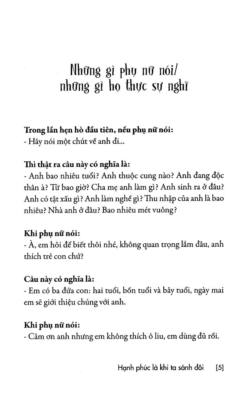 hạnh phúc là khi ta sánh đôi