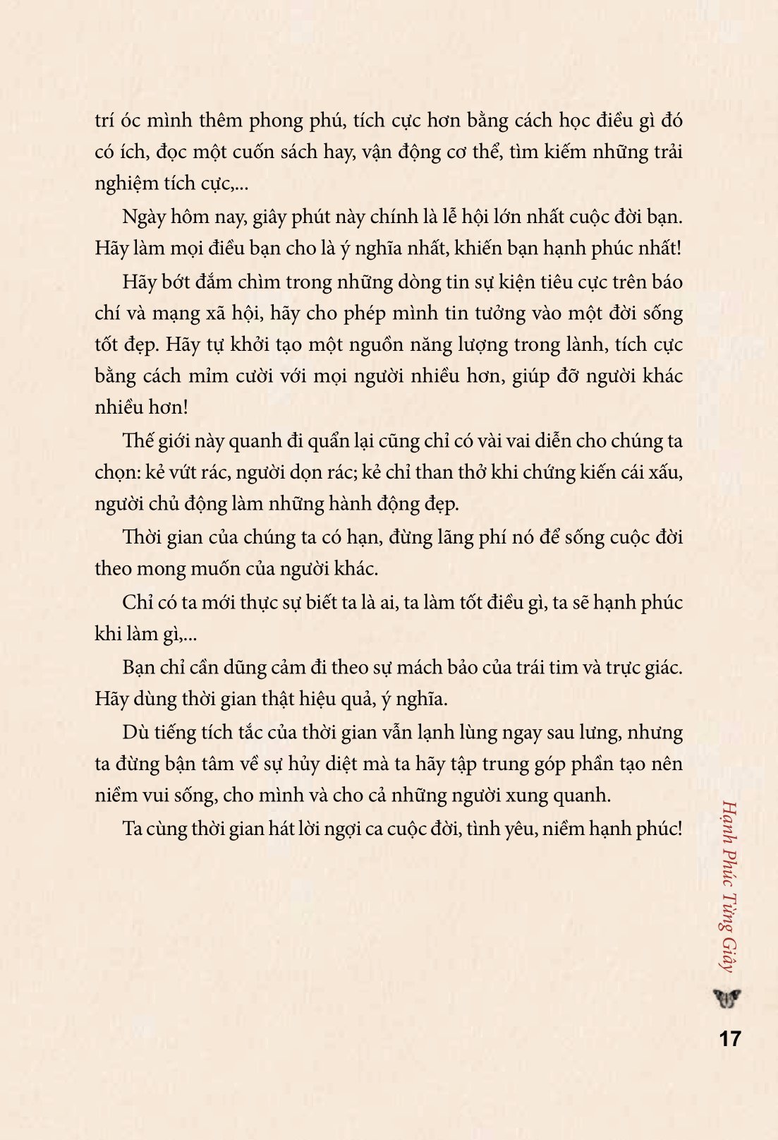 hạnh phúc từng giây